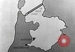Image of dam on Zuider Zee Netherlands, 1940, second 25 stock footage video 65675063271