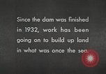Image of dam on Zuider Zee Netherlands, 1940, second 30 stock footage video 65675063271
