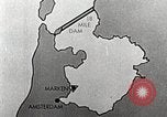 Image of dam on Zuider Zee Netherlands, 1940, second 43 stock footage video 65675063271