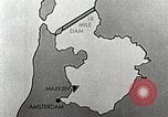 Image of dam on Zuider Zee Netherlands, 1940, second 44 stock footage video 65675063271
