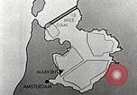 Image of dam on Zuider Zee Netherlands, 1940, second 46 stock footage video 65675063271