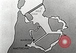 Image of dam on Zuider Zee Netherlands, 1940, second 47 stock footage video 65675063271