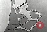 Image of dam on Zuider Zee Netherlands, 1940, second 48 stock footage video 65675063271