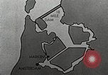 Image of dam on Zuider Zee Netherlands, 1940, second 56 stock footage video 65675063271