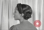 Image of African American women hair style Harlem New York City USA, 1940, second 48 stock footage video 65675063313