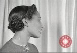 Image of African American women hair style Harlem New York City USA, 1940, second 56 stock footage video 65675063313