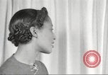 Image of African American women hair style Harlem New York City USA, 1940, second 57 stock footage video 65675063313