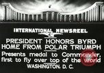 Image of Commander Richard Byrd Washington DC USA, 1927, second 10 stock footage video 65675063338