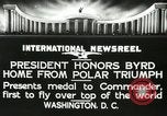 Image of Commander Richard Byrd Washington DC USA, 1927, second 12 stock footage video 65675063338