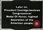 Image of Commander Richard Byrd Washington DC USA, 1927, second 36 stock footage video 65675063338