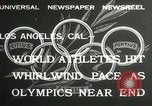 Image 1932 Jeux Olympiques d'été Los Angeles California USA, 1932, de la seconde 6 séquences d'archives historiques vidéo 65675063358