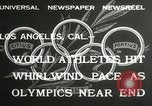Image 1932 Jeux Olympiques d'été Los Angeles California USA, 1932, de la seconde 7 séquences d'archives historiques vidéo 65675063358
