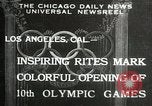 Image of Olympic games Los Angeles California USA, 1932, second 1 stock footage video 65675063359