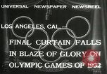 Immagine di Giochi olimpici Los Angeles California USA, 1932, secondo 3 filmato di repertorio 65675063362