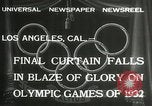 Immagine di Giochi olimpici Los Angeles California USA, 1932, secondo 4 filmato di repertorio 65675063362
