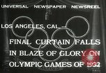 Immagine di Giochi olimpici Los Angeles California USA, 1932, secondo 7 filmato di repertorio 65675063362