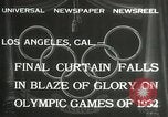 Immagine di Giochi olimpici Los Angeles California USA, 1932, secondo 8 filmato di repertorio 65675063362