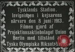 Image of Opening of Deutsches Stadion Berlin Berlin Germany, 1913, second 1 stock footage video 65675063366