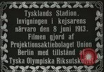Image of Opening of Deutsches Stadion Berlin Berlin Germany, 1913, second 3 stock footage video 65675063366