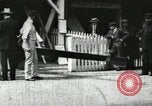 Image of Harvard 8 man crew participating in regatta on Thames River at New Lon New London Connecticut USA, 1900, second 1 stock footage video 65675063383