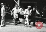 Image of Harvard 8 man crew participating in regatta on Thames River at New Lon New London Connecticut USA, 1900, second 3 stock footage video 65675063383