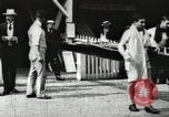 Image of Harvard 8 man crew participating in regatta on Thames River at New Lon New London Connecticut USA, 1900, second 8 stock footage video 65675063383