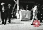 Image of Harvard 8 man crew participating in regatta on Thames River at New Lon New London Connecticut USA, 1900, second 10 stock footage video 65675063383