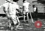 Image of Harvard 8 man crew participating in regatta on Thames River at New Lon New London Connecticut USA, 1900, second 14 stock footage video 65675063383