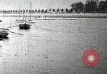 Image of Harvard 8 man crew participating in regatta on Thames River at New Lon New London Connecticut USA, 1900, second 39 stock footage video 65675063383