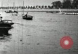 Image of Harvard 8 man crew participating in regatta on Thames River at New Lon New London Connecticut USA, 1900, second 43 stock footage video 65675063383