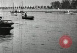 Image of Harvard 8 man crew participating in regatta on Thames River at New Lon New London Connecticut USA, 1900, second 44 stock footage video 65675063383