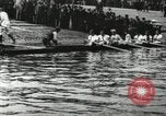 Image of Scenes from an annual Harvard and Yale rowing race on the Thames River New London Connecticut USA, 1900, second 6 stock footage video 65675063384