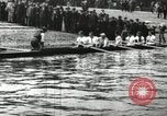 Image of Scenes from an annual Harvard and Yale rowing race on the Thames River New London Connecticut USA, 1900, second 7 stock footage video 65675063384
