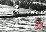 Image of Scenes from an annual Harvard and Yale rowing race on the Thames River New London Connecticut USA, 1900, second 9 stock footage video 65675063384