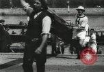 Image of Scenes from an annual Harvard and Yale rowing race on the Thames River New London Connecticut USA, 1900, second 21 stock footage video 65675063384