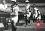 Image of Scenes from an annual Harvard and Yale rowing race on the Thames River New London Connecticut USA, 1900, second 23 stock footage video 65675063384