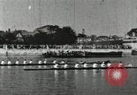 Image of Scenes from an annual Harvard and Yale rowing race on the Thames River New London Connecticut USA, 1900, second 32 stock footage video 65675063384