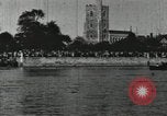 Image of Scenes from an annual Harvard and Yale rowing race on the Thames River New London Connecticut USA, 1900, second 41 stock footage video 65675063384