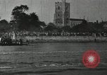 Image of Scenes from an annual Harvard and Yale rowing race on the Thames River New London Connecticut USA, 1900, second 51 stock footage video 65675063384