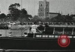 Image of Scenes from an annual Harvard and Yale rowing race on the Thames River New London Connecticut USA, 1900, second 54 stock footage video 65675063384