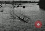 Standbild Harvard und Yale Besatzungen Rasse in ihrer jährlichen Rudern Wettbewerb in neuen New London Connecticut USA, 1900, aus Sekunde 12 historischem Filmmaterial Videoclip 65675063385