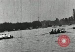 Standbild Harvard und Yale Besatzungen Rasse in ihrer jährlichen Rudern Wettbewerb in neuen New London Connecticut USA, 1900, aus Sekunde 45 historischem Filmmaterial Videoclip 65675063385