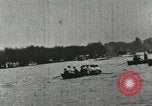 Standbild Harvard und Yale Besatzungen Rasse in ihrer jährlichen Rudern Wettbewerb in neuen New London Connecticut USA, 1900, aus Sekunde 51 historischem Filmmaterial Videoclip 65675063385