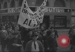 Image of Union supporters on parade Valencia Spain, 1936, second 3 stock footage video 65675063421