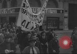 Image of Union supporters on parade Valencia Spain, 1936, second 4 stock footage video 65675063421