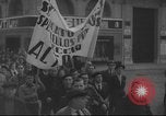 Image of Union supporters on parade Valencia Spain, 1936, second 5 stock footage video 65675063421