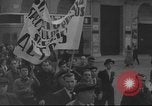 Image of Union supporters on parade Valencia Spain, 1936, second 6 stock footage video 65675063421
