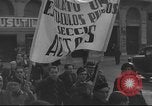Image of Union supporters on parade Valencia Spain, 1936, second 8 stock footage video 65675063421