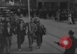Image of Union supporters on parade Valencia Spain, 1936, second 11 stock footage video 65675063421