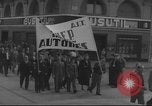 Image of Union supporters on parade Valencia Spain, 1936, second 22 stock footage video 65675063421